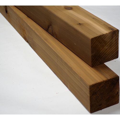 4-inch x 4-inch x 10 ft. Western Red Cedar S4S Post