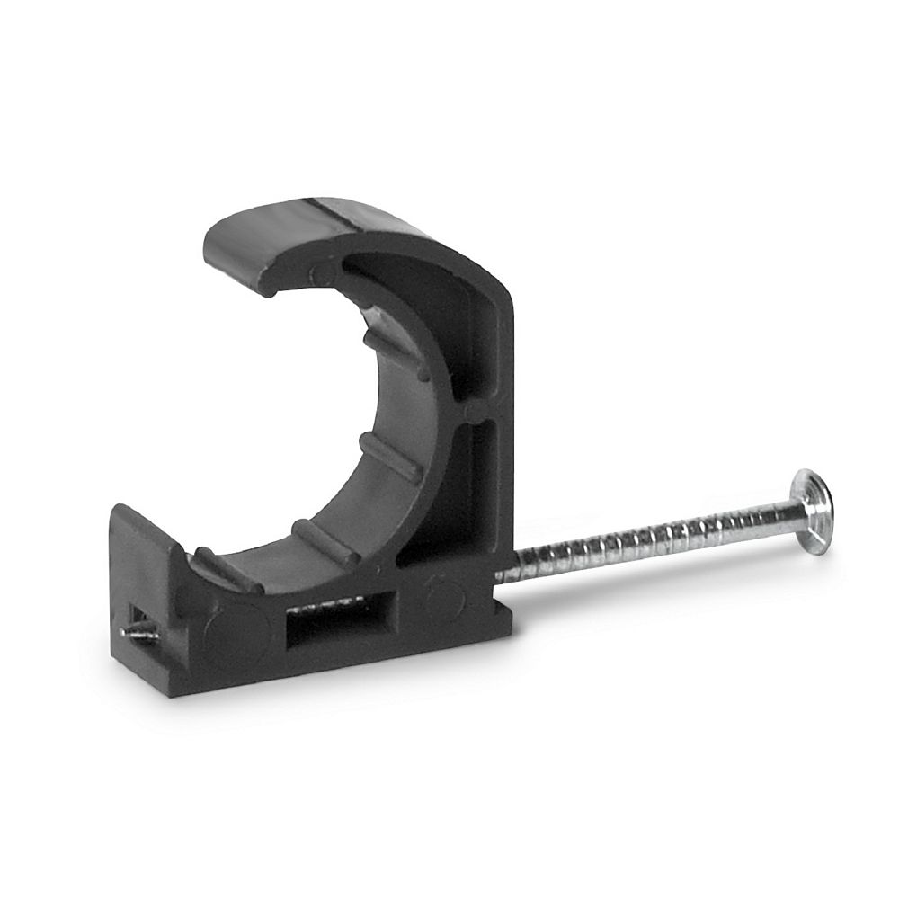 Oatey 3/4 inch Half Clamp W Nail (100/Bag) The Home Depot Canada