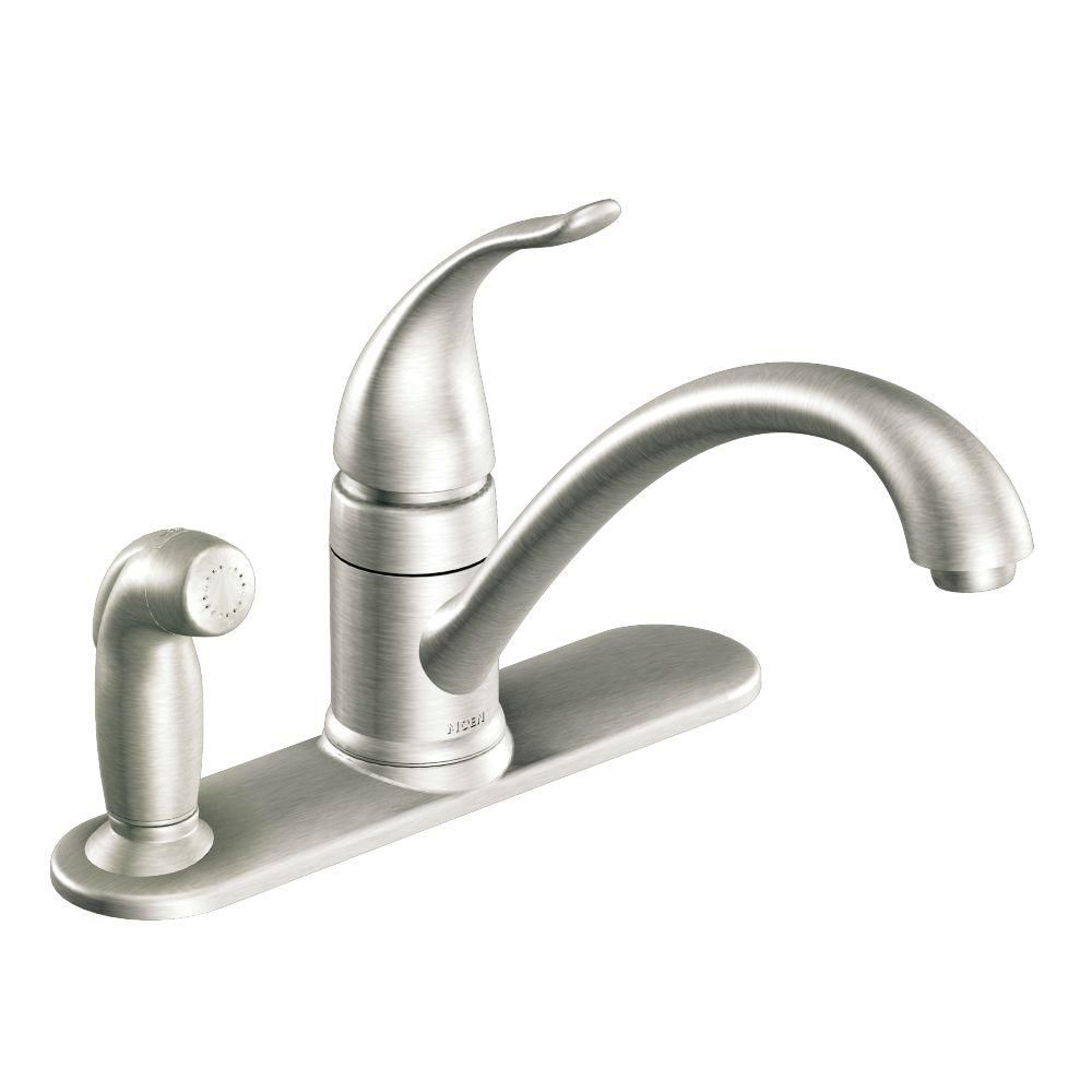 Robinet D’évier De Cuisine – Bridge, Levier Simple, Finition Oil Rubbed Bronze, Pommeau Extracteur