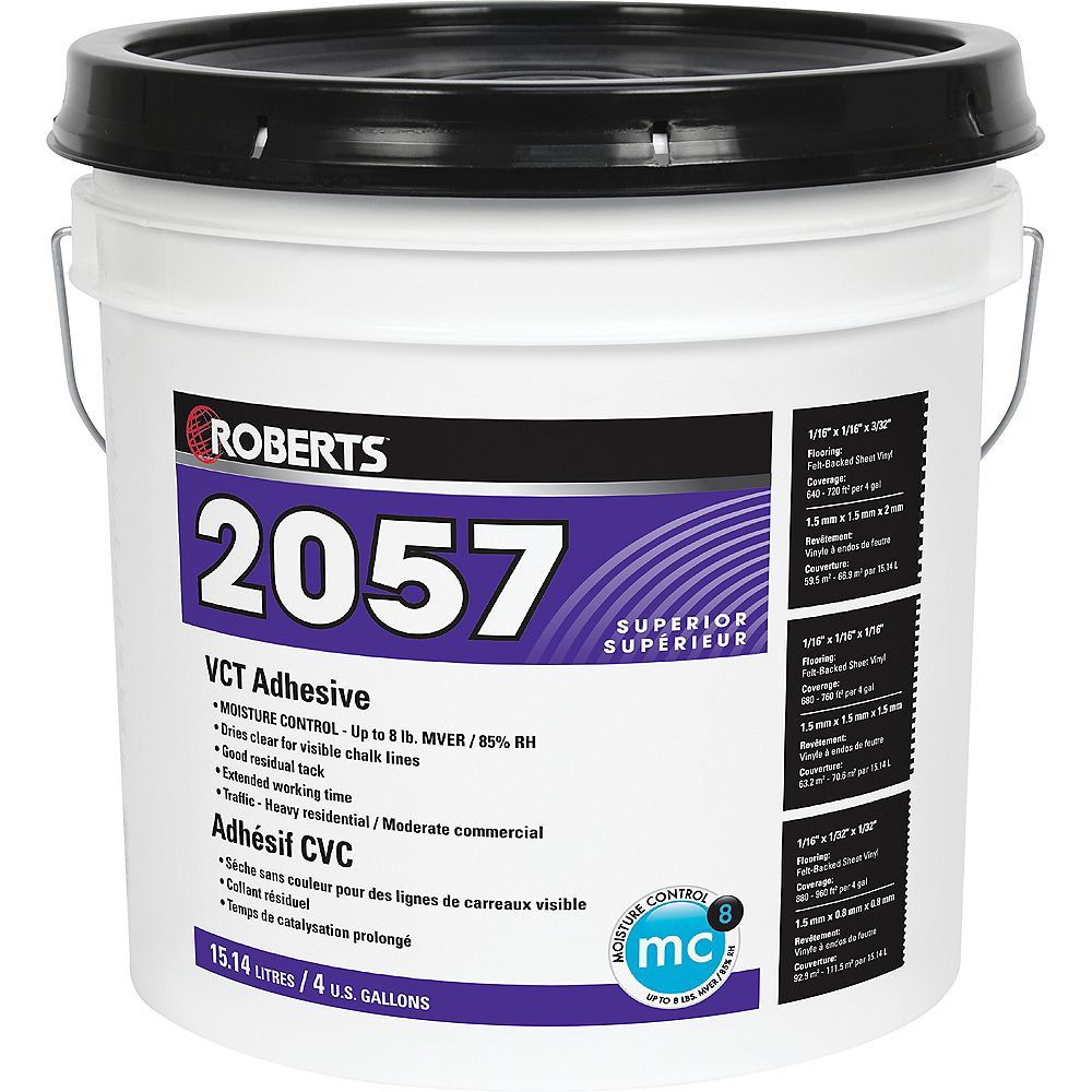 Roberts 2057, 15L Premium Vinyl Composition Tile Adhesive | The Home