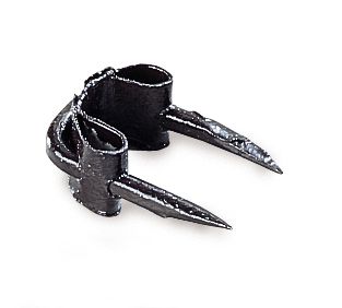 Gardner Bender MSB-1540 3/16-Inch Black Insulated Staples Bell Wire 40-Pack