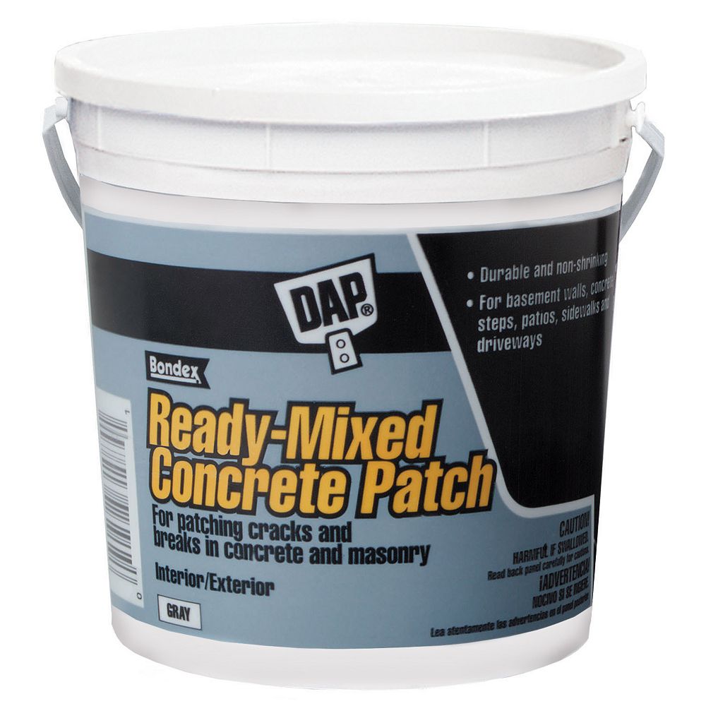 Dap Ready Mix Concrete Patch 3 8 L The Home Depot Canada Dap Ready Mix Concrete Patch 3 8 L