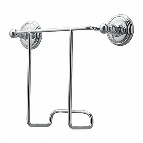 Diana Magazine Rack Polished Chrome