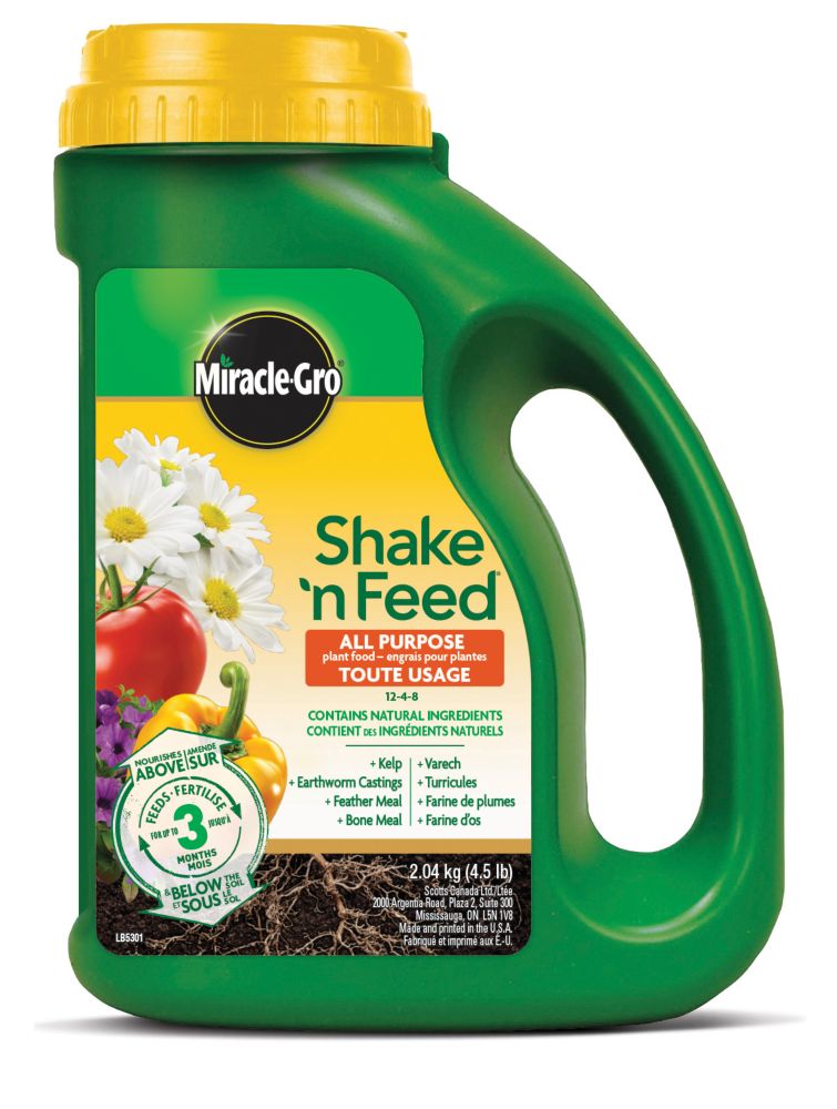 Miracle-Gro Shake N Feed All Purpose Plant Food 12-4-8 2.04 Kg | The ...