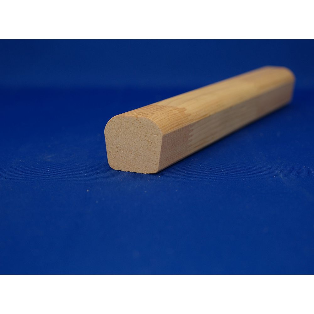 Alexandria Moulding Finger Jointed Pine Handrail 17/16 Inches x 15/8