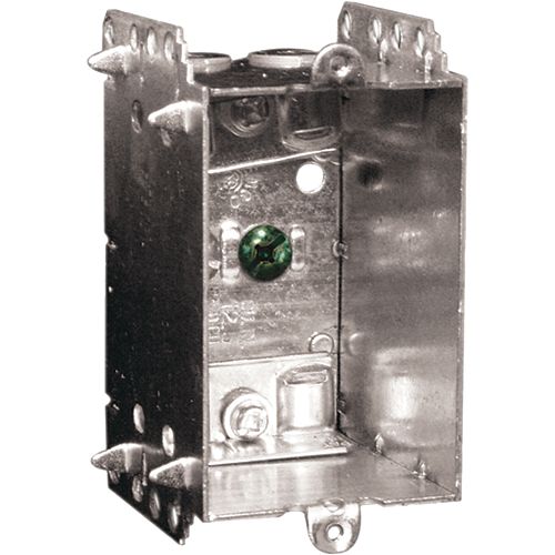 Device Box Single Gang 12.5 In. Cu, Welded