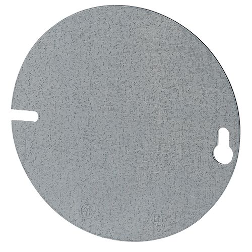 4 In. Round Blank Flat Cover