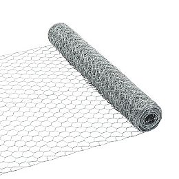 25 ft. L x 24-inch H 21-Gauge Hexagonal Poultry Netting in Galvanized Steel (1-inch x 1-inch Mesh Size)