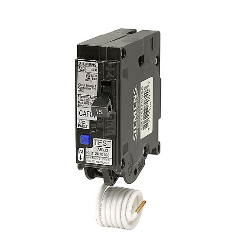 15A 1 Pole 120V Type Q Arc-Fault Breaker