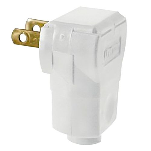 Easy Wire Angle Plug, White