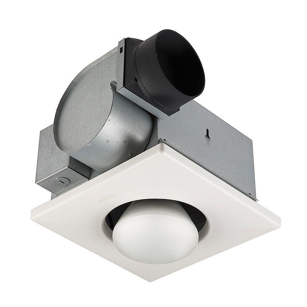 Broan Nutone One Bulb Heater, Bathroom Ventilation Fan With Heat Lamp