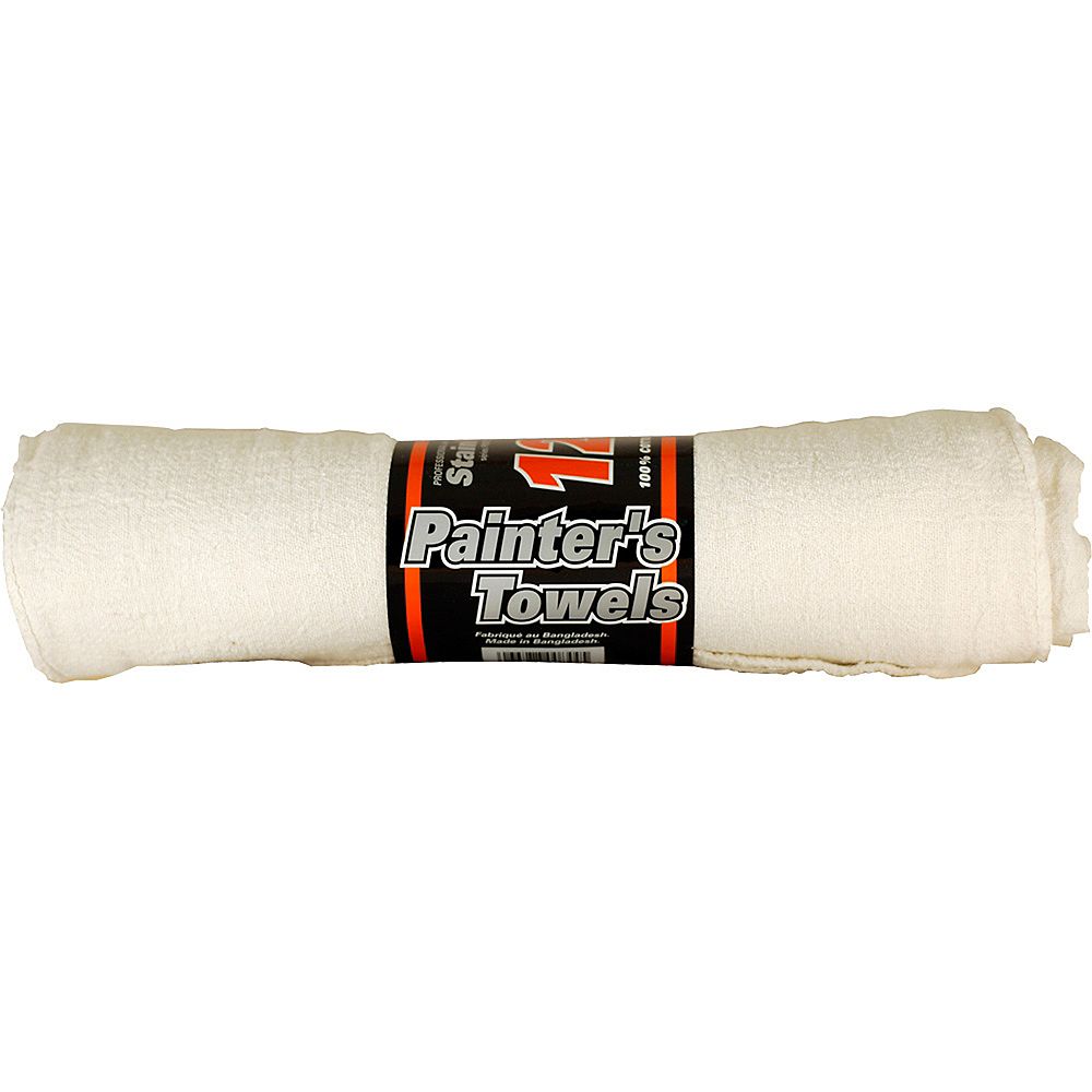 Stain Pro Painter's Towels Roll of 12 The Home Depot Canada