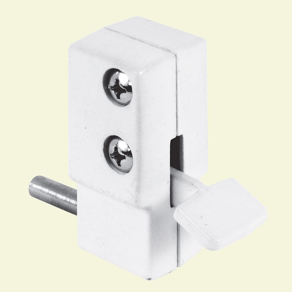 PrimeLine White, Stepon Sliding Patio Door Lock The Home Depot Canada