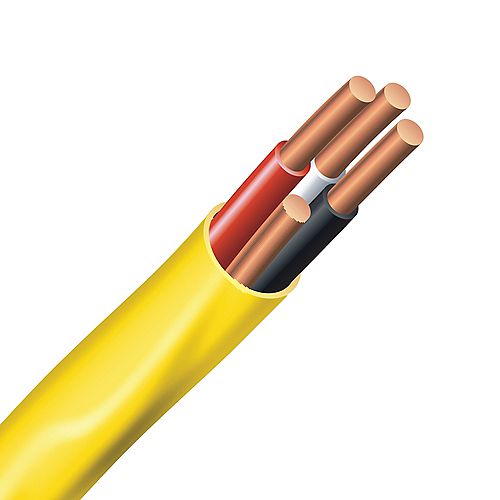 12/3 NMD90 75M Romex SIMpull Electrical Wire - Yellow