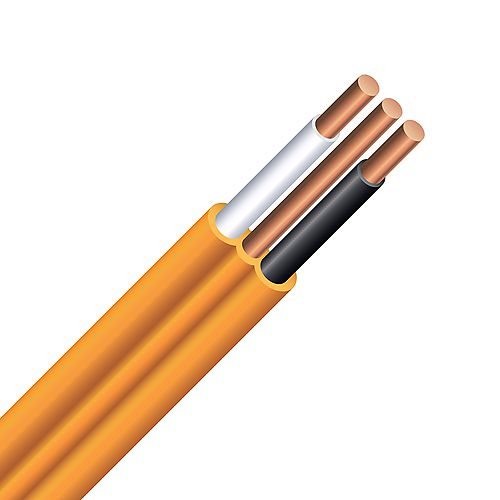 10/2 NMD90 75M Romex SIMpull Electrical Wire - Orange