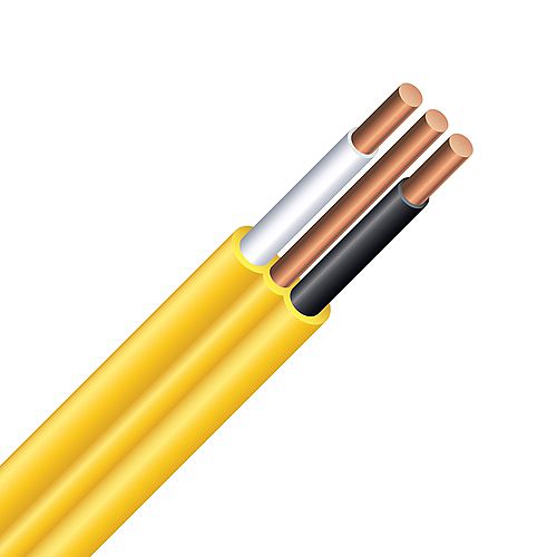 12/2 NMD90 75M Romex SIMpull Electrical Wire - Yellow