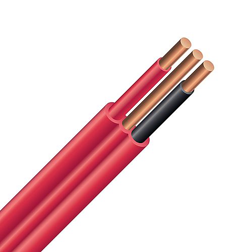 10/2 NMD90 75M Romex SIMpull Electrical Wire - Red