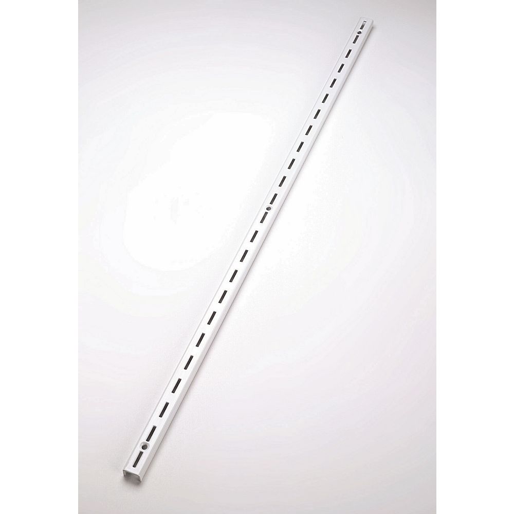 Rubbermaid 35 Inch White Single Track Upright The Home Depot Canada