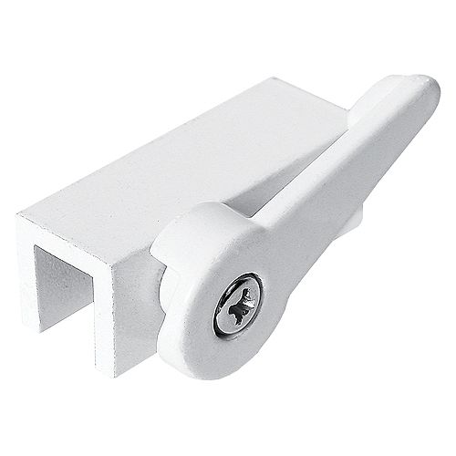 Prime-Line Extruded Aluminum, White, Cam Action Lock