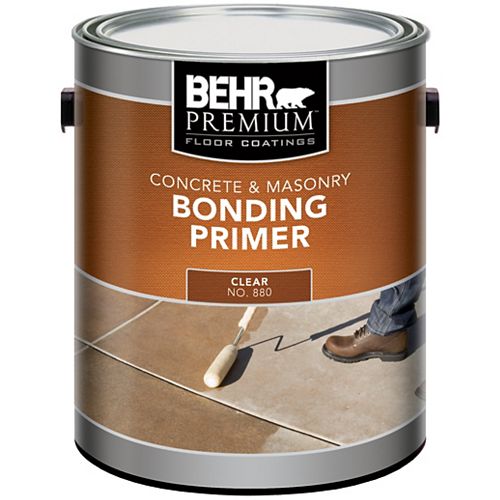 BEHR PREMIUM Floor Coatings Concrete & Masonry Bonding Primer, 3.79 L