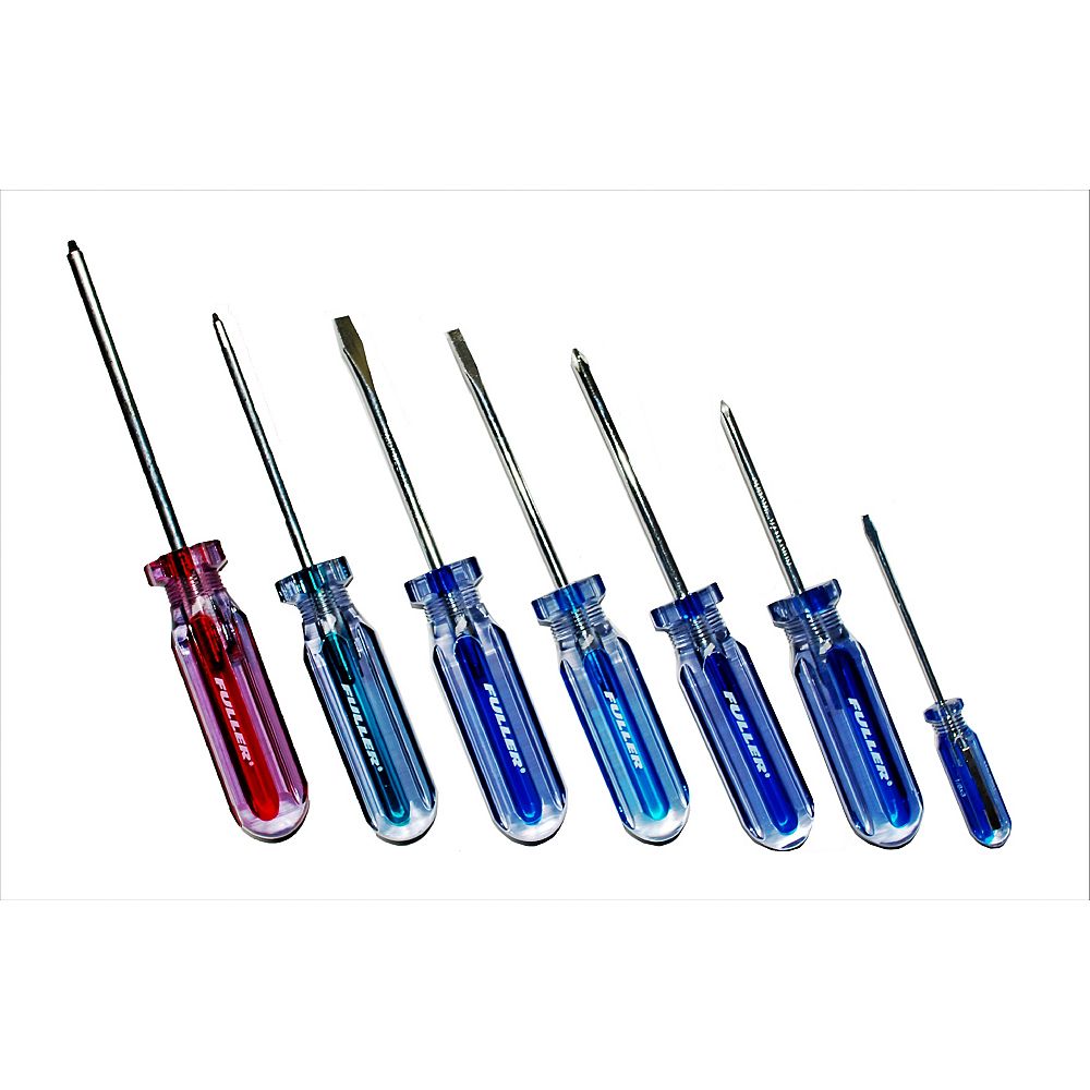 Fuller Pro 300 Series Screwdriver Set with Shatterproof Acetate Handle