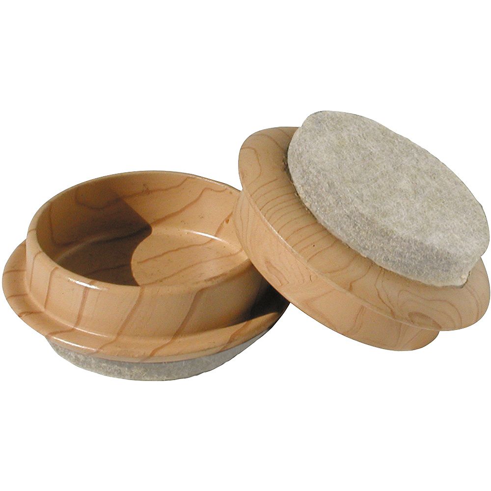 Wood Grain Caster Cup, Furniture Cups For Hardwood Floors
