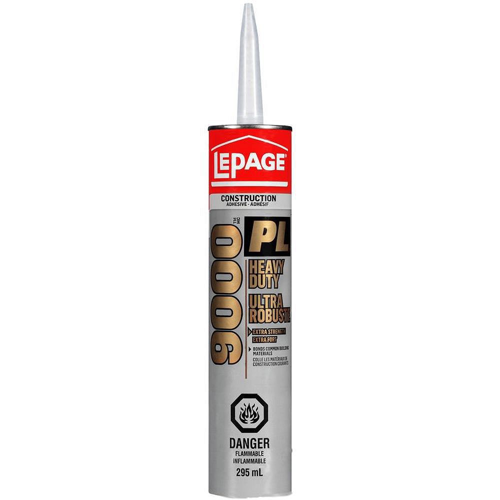 LePage PL 9000 Heavy Duty Construction Adhesive 295mL The Home Depot