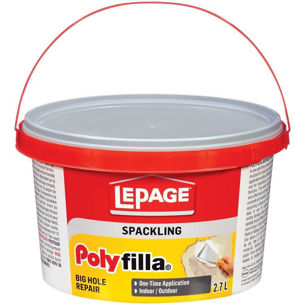 LePage LePage Polyfilla Spackling Big Hole Repair, 2.7 l The Home Depot Canada
