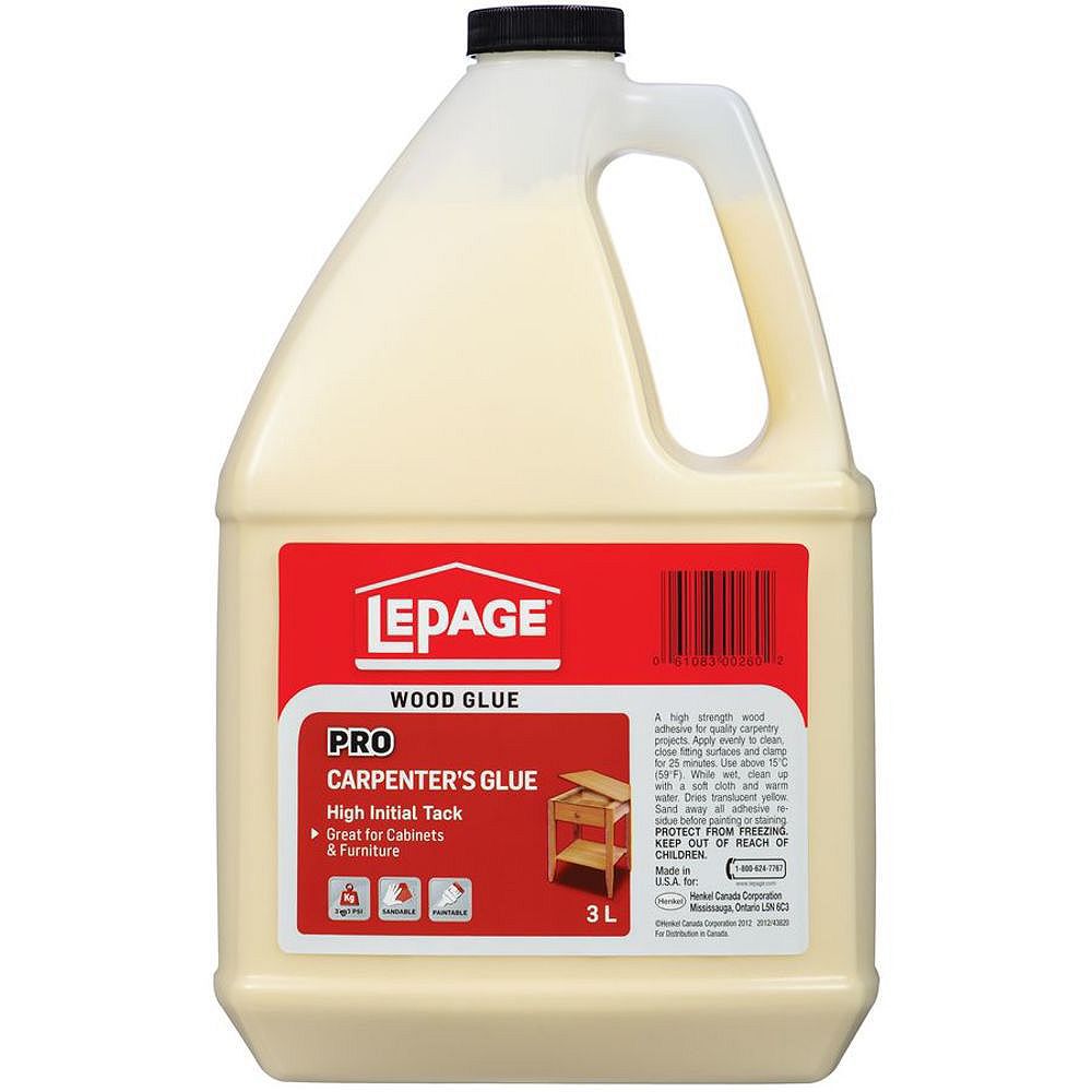 LePage LePage Pro Carpenter's Glue, 3 l The Home Depot Canada