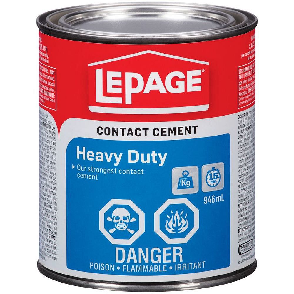 LePage 946mL Heavy Duty Contact Cement | The Home Depot Canada