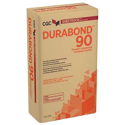 Durabond 90, Setting-Type Joint Compound, 15 kg Bag