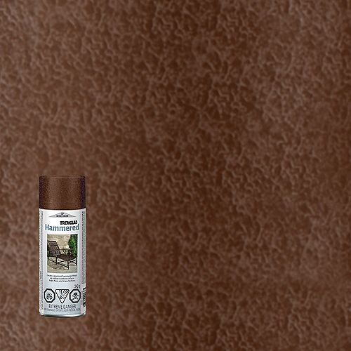 TREMCLAD OilBased Rust Paint In Gloss Brown, 340 G Aerosol Spray Paint