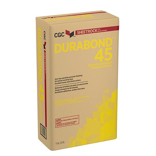 CGC Sheetrock Durabond 45, Setting-Type Joint Compound, 15 kg Bag