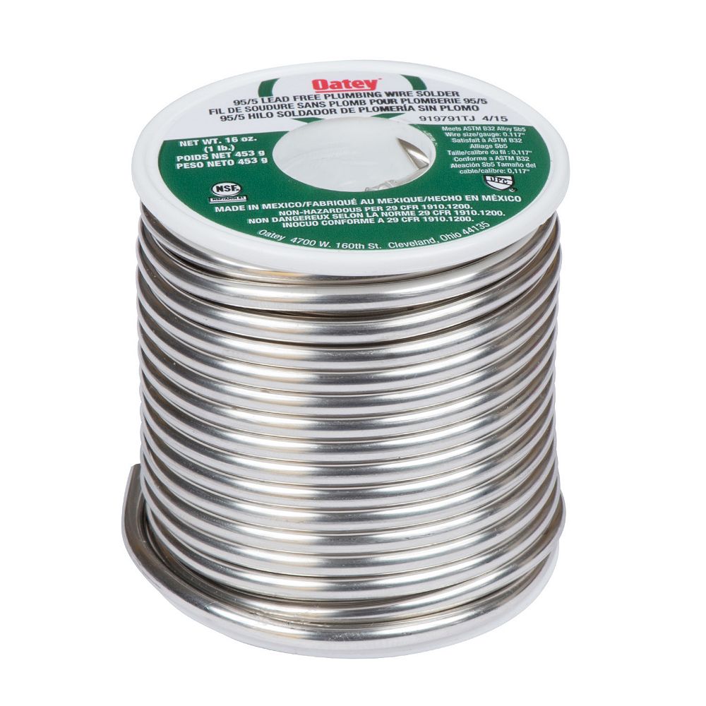 Oatey 16 oz. 95/5 Lead Free Wire Solder | The Home Depot Canada