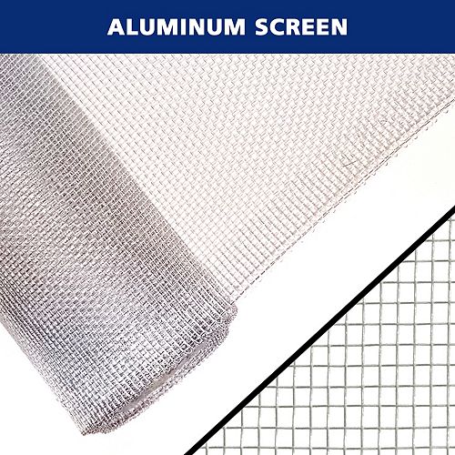 36-inch W x 84-inch H Aluminum Insect Screen in Silver