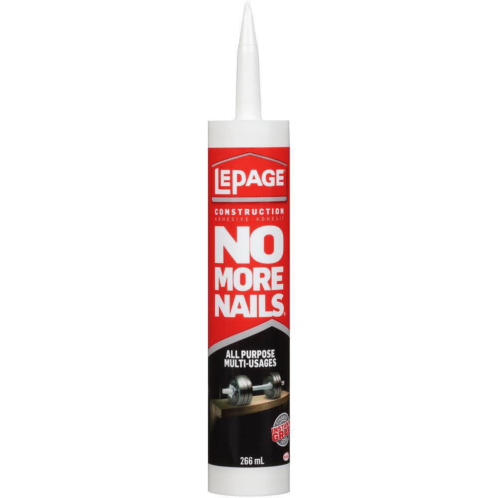 LePage LePage No More Nails All Purpose Construction Adhesive, 266 ml