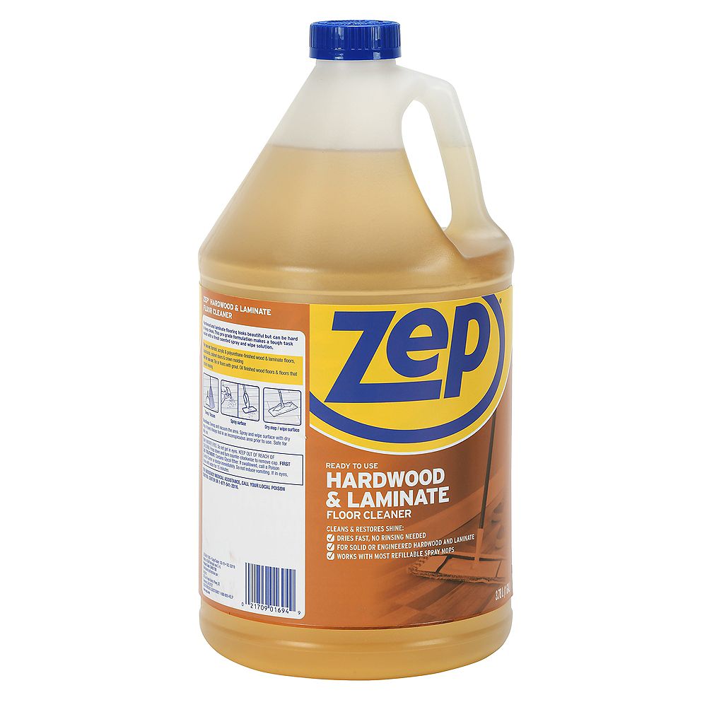 Zep Commercial 3.78 L Hardwood and Laminate Floor Cleaner | The Home ...