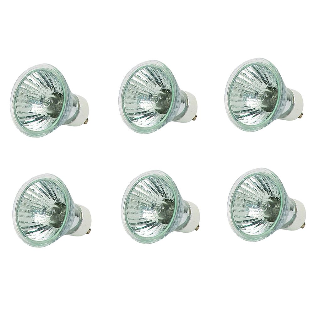 Philips 50w Halogen Gu10 Flood Light Bulb 6 Pack The Home Depot Canada