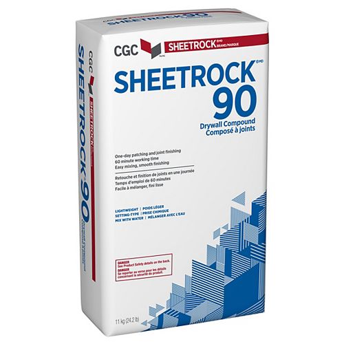 Sheetrock 90, Setting-Type Drywall Compound, 11 kg Bag