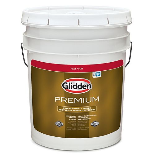 Exterior Paint + Primer Flat - White 18.5 L