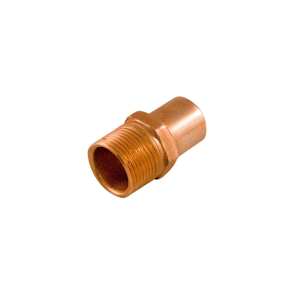 AquaDynamic Fitting Copper Male Adapter 1/2 Inch Fitting To Male The