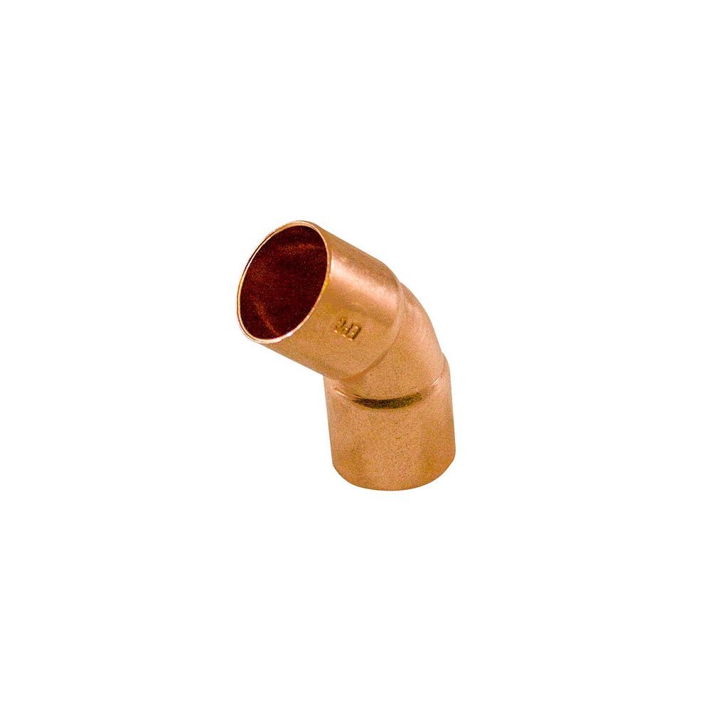 Aqua-Dynamic Fitting Copper 45 Degree Elbow 3/4 Inch Copper To Copper 3 4 Copper 45 Take Off