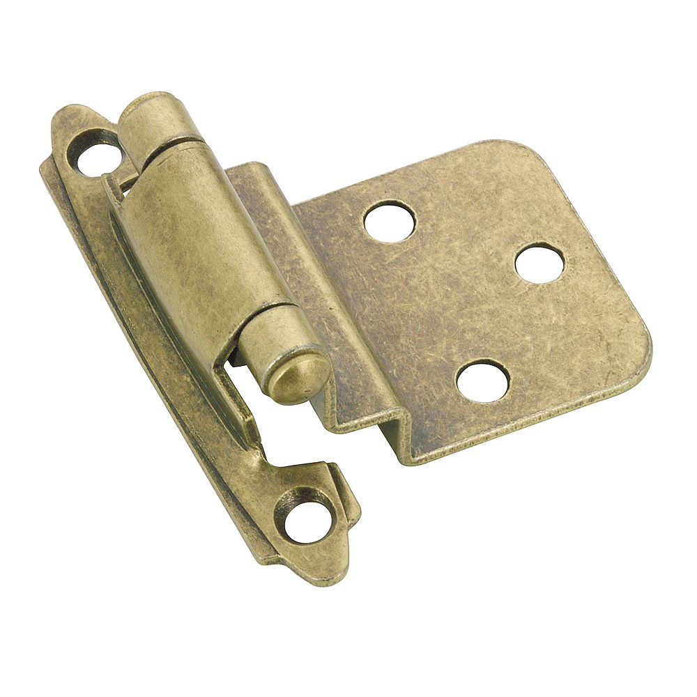 Richelieu Semi-Concealed Self Closing Hinge - Antique Brass | The Home ...