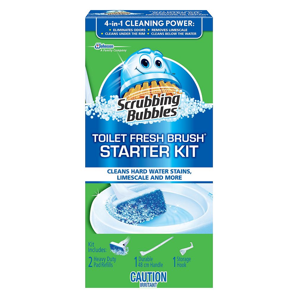 Scrubbing Bubbles Toilet Fresh Brush Starter Kit The Home Depot Canada