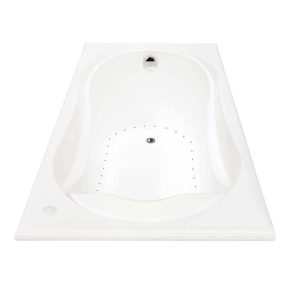Maax Cocoon Acrylic Aerosens Bathtub In White The Home Depot Canada