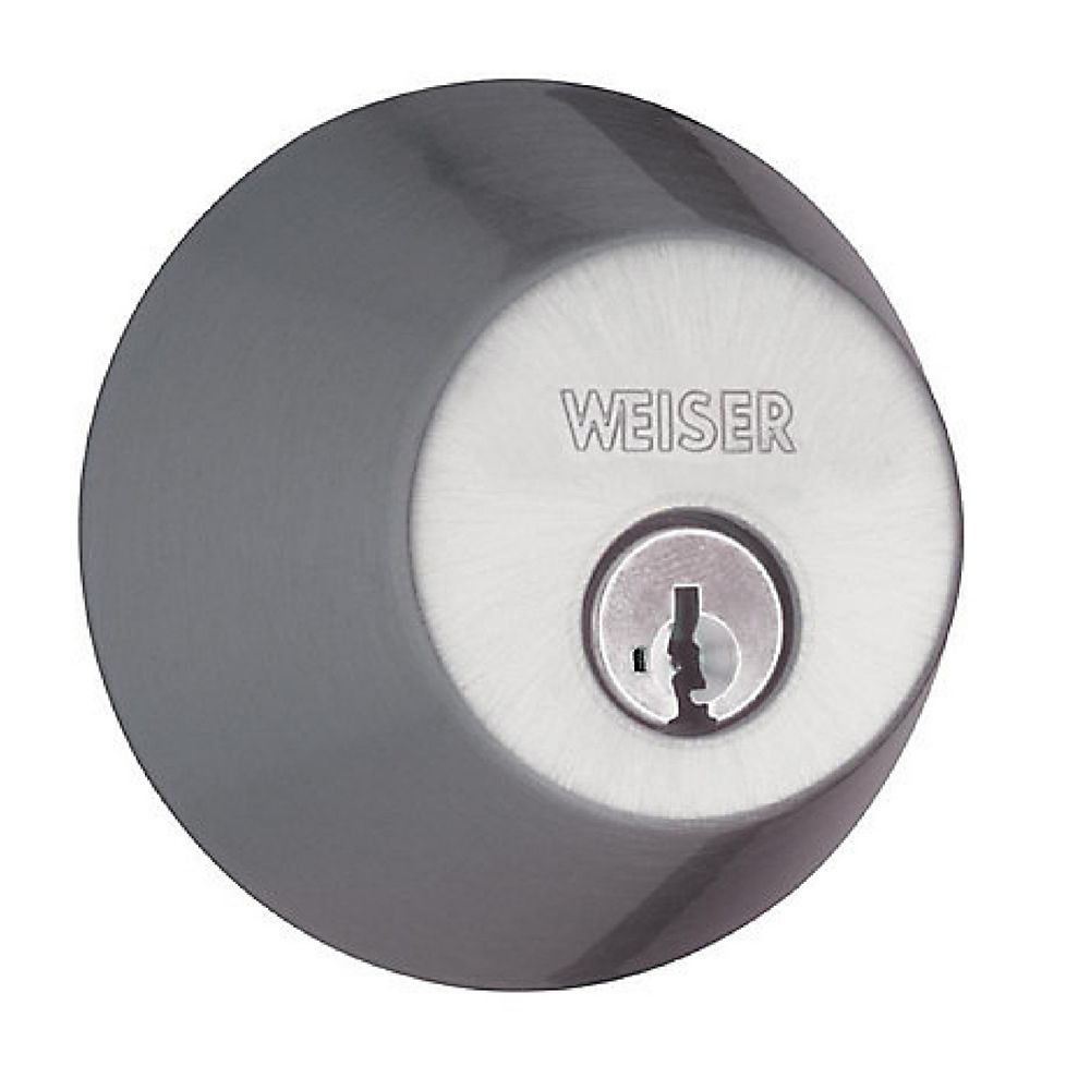 Weiser Home Satin Chrome Deadbolt The Home Depot Canada