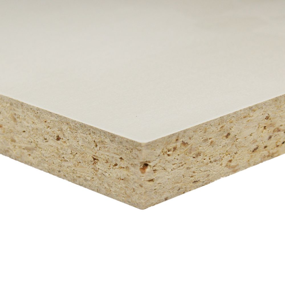 Alexandria Moulding 5/8inch x 48inch x 48inch Melamine White Handy