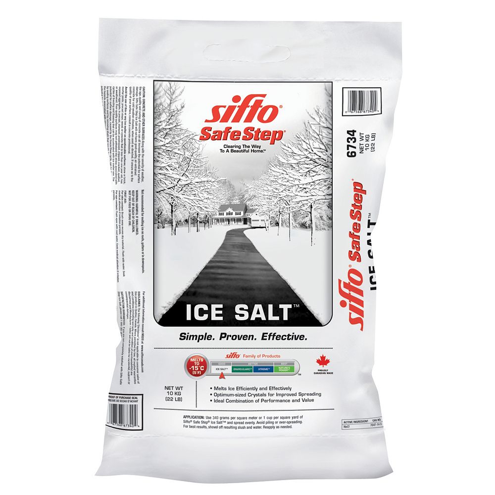 Sifto 10 Kg Safe Step Ice Salt The Home Depot Canada
