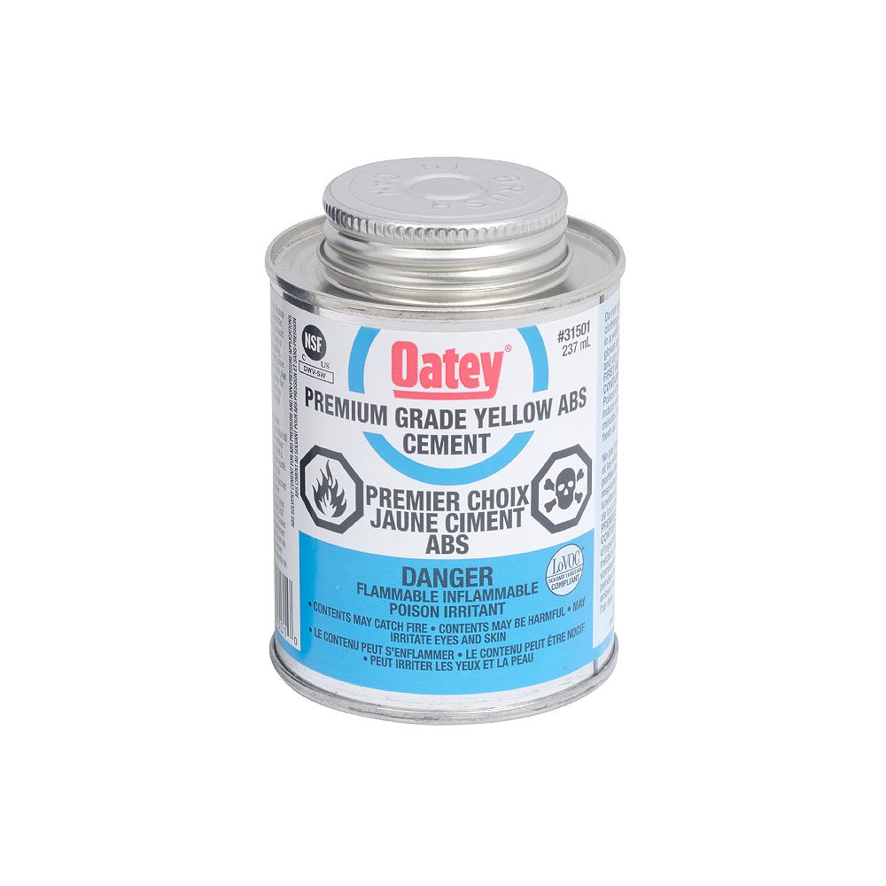 Oatey 236 Ml Abs Cement Yellow (C) The Home Depot Canada