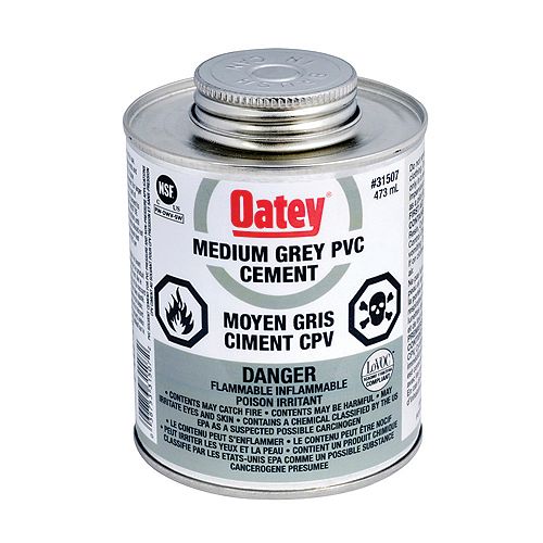 473 Ml Pvc Cement Medium Gray (C)